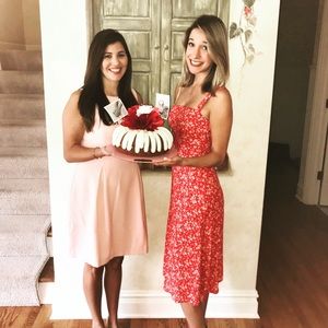 Reformation Persimmons Dress in floral red!